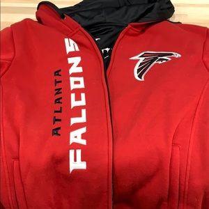 Reversible sewn patch Atlanta falcons NFL jacket - vintage